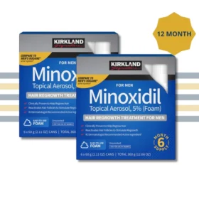 Kirkland 5% Minoxidil Foam – 12 Months (Men)