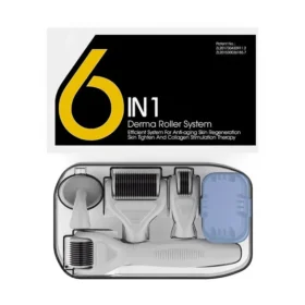 Dermaroller 6 in 1 Kit (Black)
